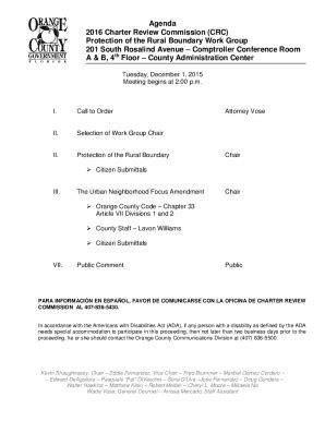 Fillable Online Orange COunty GOvernment DireCtOry OrangeCountyFl Net