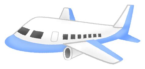 飛行機の無料イラスト フリーイラスト素材集 ジャパクリップ