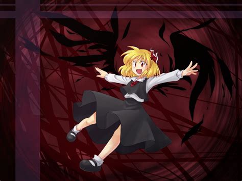 Blonde Hair Red Eyes Rumia Short Hair Touhou Wings Konachan Net Konachan Anime Wallpapers