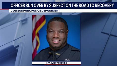 Georgia Police Officer Run Over By Car Recovering Youtube