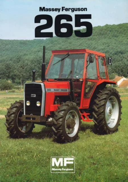 TRACTEUR PROSPECTUS PROSPECT Tracteur Massey Ferguson MF 265 2 Pages A