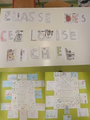 Classe des CE2 école Louise Michel Printemps de la poésie 2024