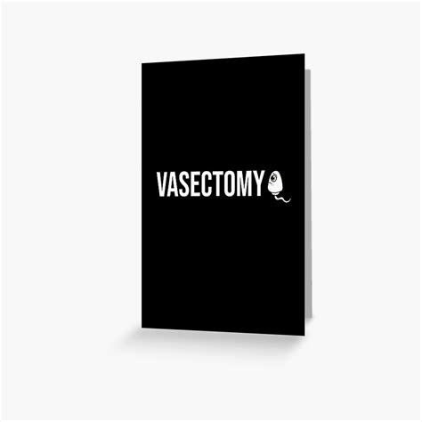 Vasectomy Sad Sperm Greeting Card By Vanshgraphics Redbubble