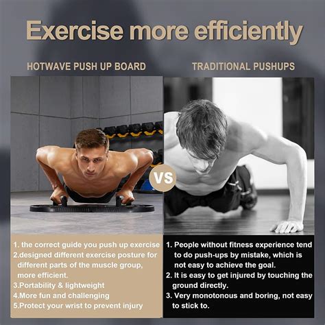 9 Mo Finance Hotwave Push Up Board Fitness Portable Foldable 20 In