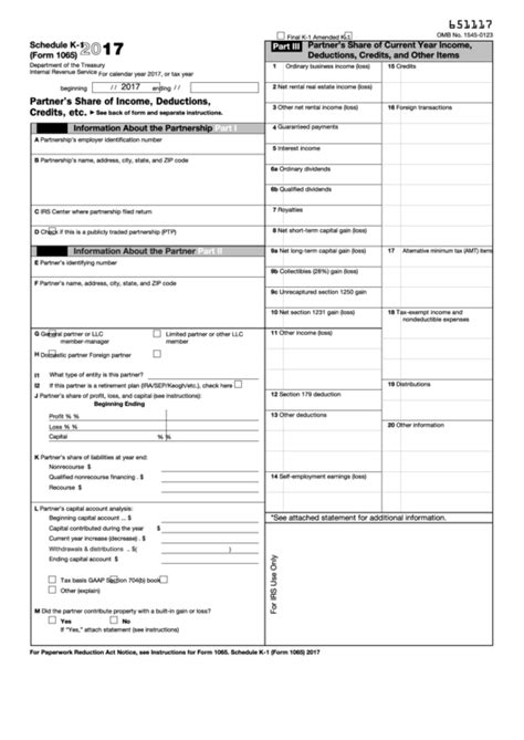 Schedule K-1 Form 1065 Instructions 2016 - Amy Rhyne's Template