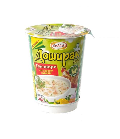 Суп-пюре Доширак 30г (стакан) 1*24 со вкусом курицы — Интернет-магазин ...