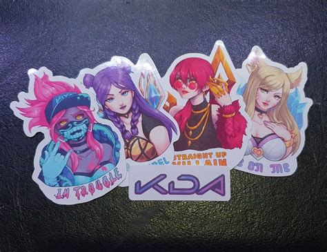 Stickers KDA Diecuts, League of Legends - Etsy