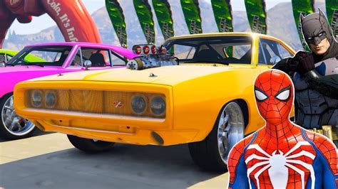 CARROS e MOTOS HOMEM ARANHA e SUPER HERÓIS Desafio de Super Carros