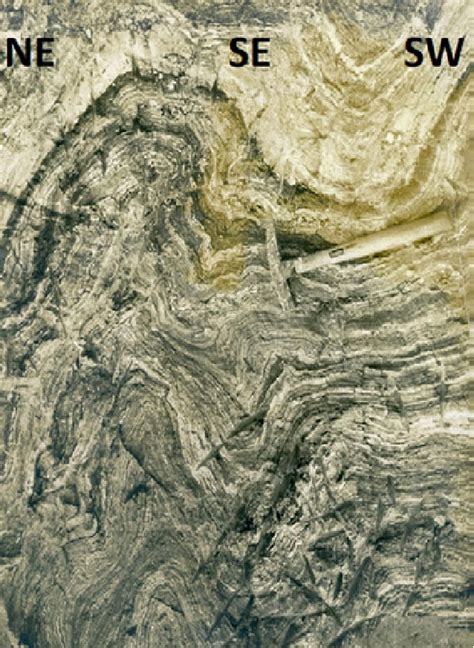 At The T 20 Mine And In The Shear Zone View Of A Highly Deformed