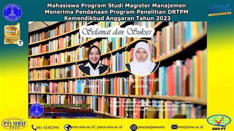 Mahasiswa Program Studi Magister Manajemen Menerima