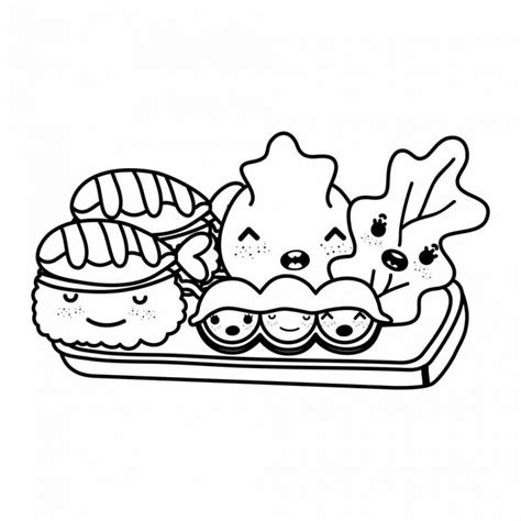 Comida Kawaii Dibujos E Imagenes De Comidas Kawaii Para Colorear