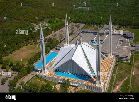 aerial view of Faisal mosque and Rawalpindi Stock Photo - Alamy