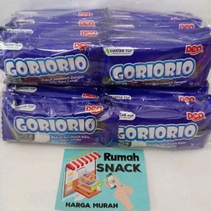 Jual Goriorio Biskuit Oreo 1 Bks Isi 20 Pcs Shopee Indonesia