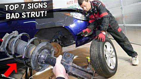 Top 7 Symptoms Of Bad Front Strut Shock Failing Struts Shocks Youtube