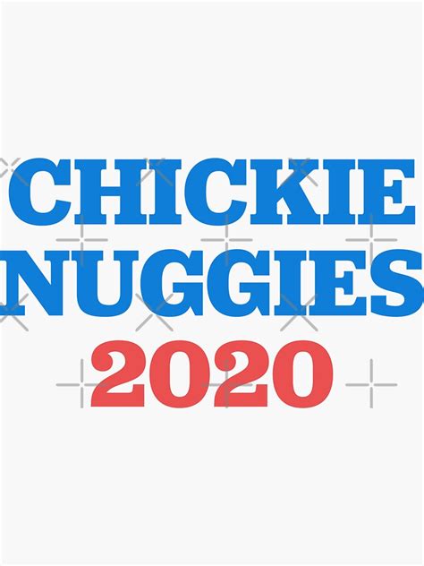 Chickie Nuggies Sticker For Sale By Smithdigital Redbubble