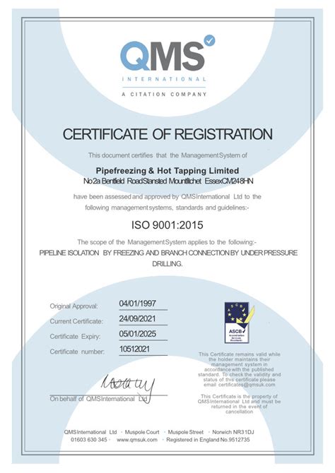 Qms Iso 90012015 Certificate Phl