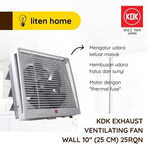 Jual Kdk Exhaust Fan Tembok Dinding Hexos Rqn Rqn Shopee