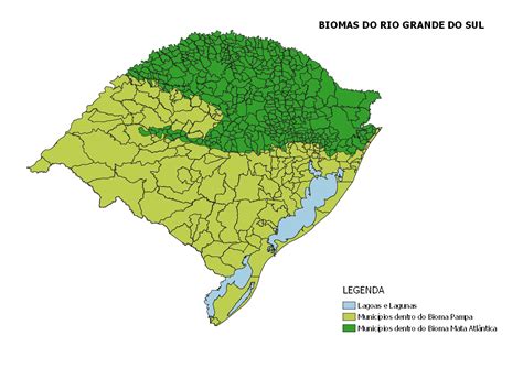 Biomas Da Região Sul - Rio Grande do Sul em dados e números: Biomas