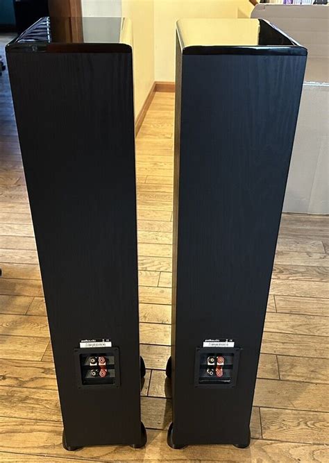 Polk Audio TSi 300 Black Floorstanding Tower Loudspeakers Pair EBay