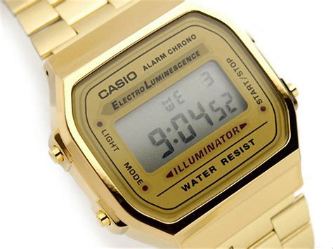 Jual CASIO A168WG 9EF Gold Vintage Series ORIGINAL Di Lapak GMT Watch