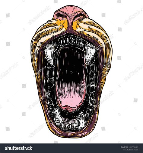 Panther Mouth Open Over 183 Royalty Free Licensable Stock Vectors