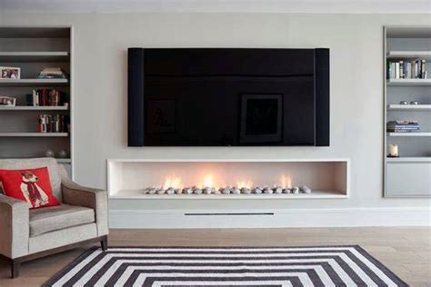 Top 60 Best Linear Fireplace Ideas Modern Home Interiors