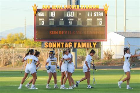 ASU Women S Lacrosse No 25 Sun Devils Take Down No 22 Stanford For