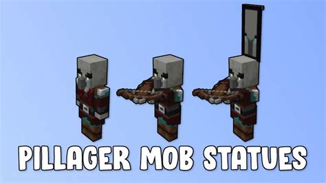 Pillager Mob Statues Minecraft Map