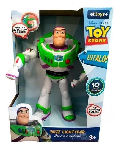 Boneco De A O Buzz Lightyear Toy Story Capacete Som Parcelamento