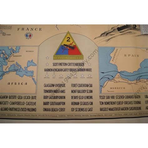 2nd Armored Division Eto Campaign Map