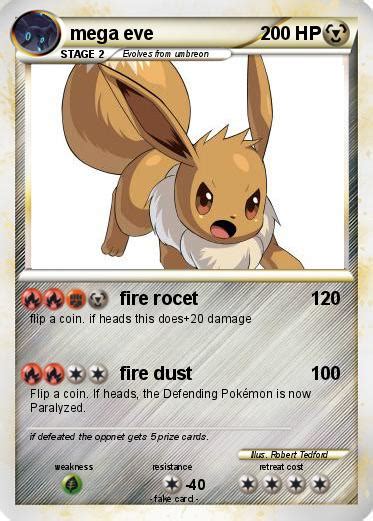 Pokémon Mega Eve Fire Rocet My Pokemon Card
