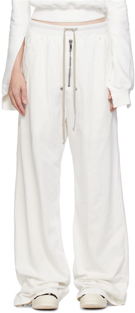 Off White Geth Belas Lounge Pants By Rick Owens Drkshdw On Sale