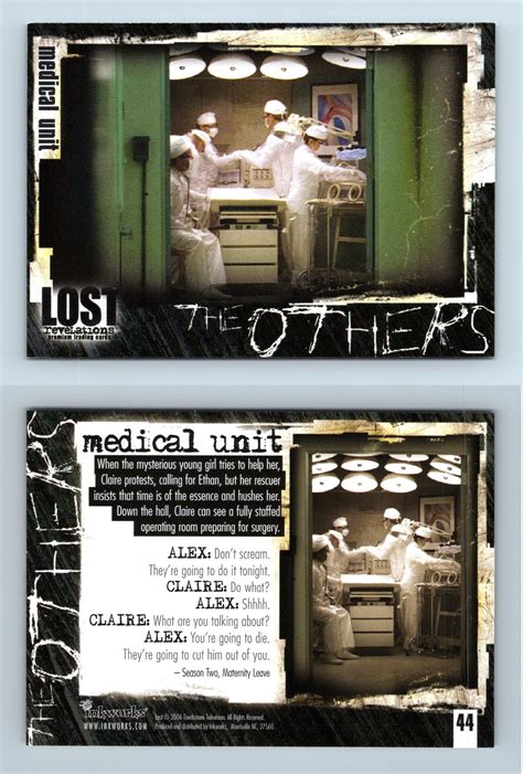 Medical Unit Lost Revelations Inkworks Trading Card