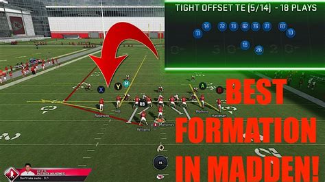 How To Run Gun Tight Offset Te Best Offense In Madden 20 Youtube