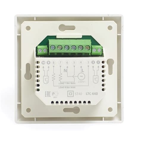 Двухзонный терморегулятор для теплого пола AURA LTC 440. Купить с ...