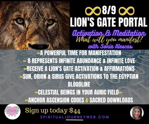 Lions Gate Portal Activation What Will You Manifest Spiritual