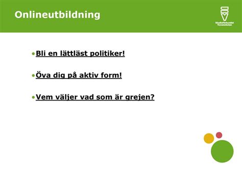 Bli en lättläst politiker ppt ladda ner