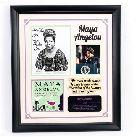 Sold at Auction: Maya Angelou, Maya Angelou Presidential Metal of ...