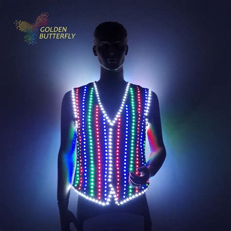 Led Clothing Luminous Costumes Glowing Vest Led Suits New Fashion