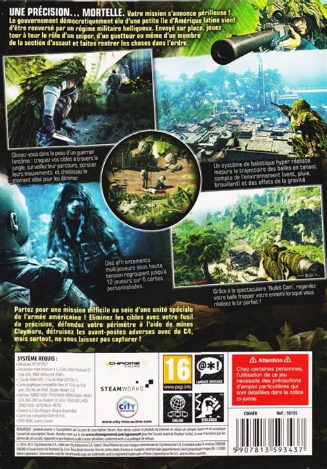 Sniper Ghost Warrior Gold Edition 2011 Box Cover Art Mobygames