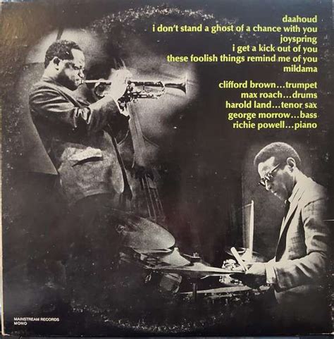 Clifford Brown And Max Roach Daahoud Ebee Records