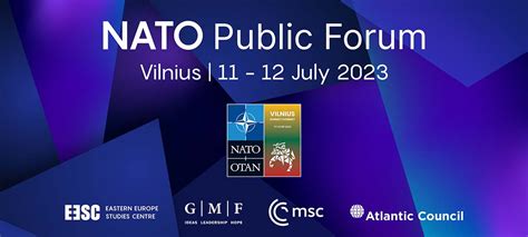 Nato Public Forum In Vilnius Elcano Royal Institute