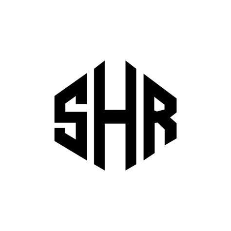 Shr Letter Logo Design With Polygon Shape Shr Polygon And Cube Shape