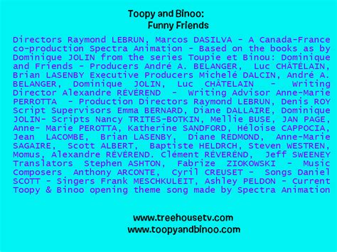 Toopy And Binoo Funny Friends Treehouse Tv Wiki Fandom