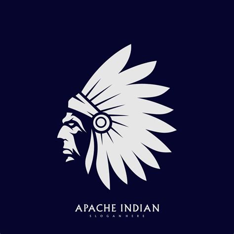 American Indian logo. Indian emblem design editable for your business ...