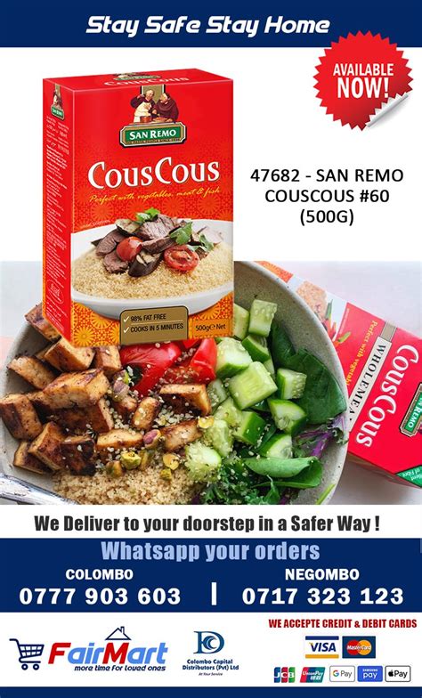 Fair Mart San Remo Couscous We Deliver To Your Doorstep