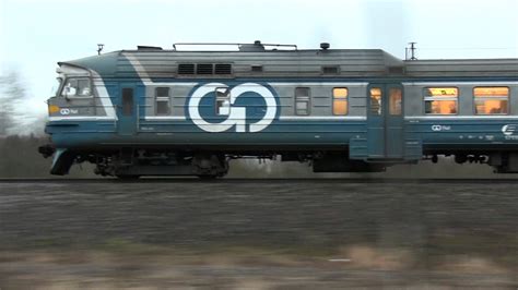 Гонка с дизель-поездом ДР1А II: поезд Таллин-СПб / Race with DR1A DMU ...