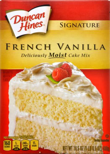 Duncan Hines Signature French Vanilla Cake Mix 165 Oz Ralphs