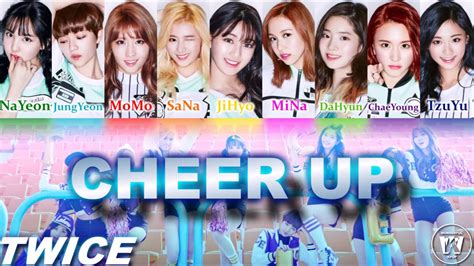 Twice Cheer Up Lyrics Video Han Rom Eng Vostfr Youtube