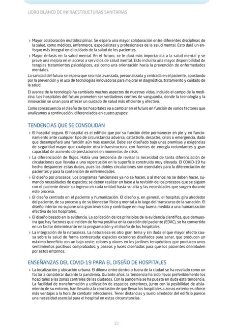 Libro Blanco Infraestructuras Sanitarias Pdf